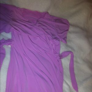 Pretty Pink wrap dress